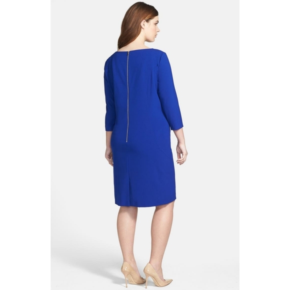 TAHARI ASL Seamed A-Line Dress Size 16 - Picture 3 of 15